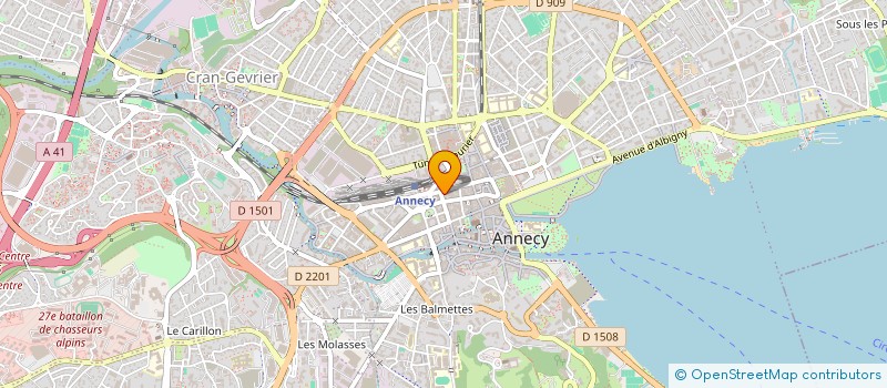 localisation de l'entreprise LES PETITS DESSINS à ANNECY