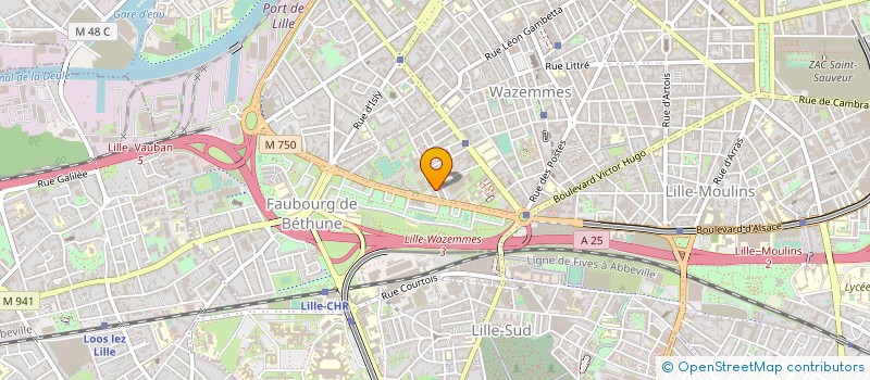 localisation de l'entreprise LES PETITS DEVANT à LILLE