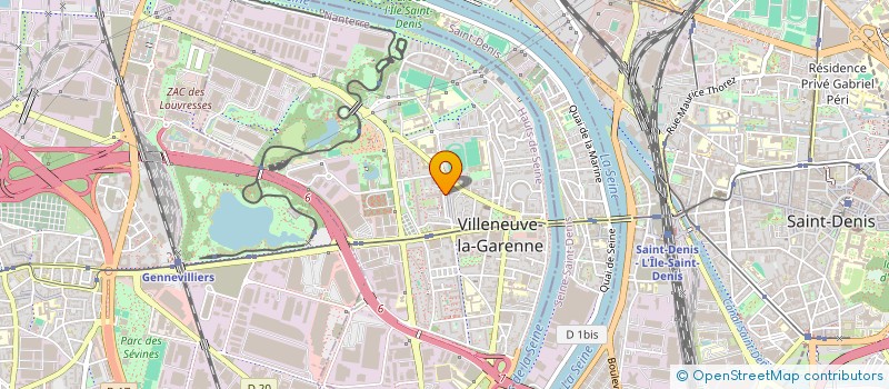 localisation de l'entreprise LES PETITS DEVIENDRONT GRANDS à VILLENEUVE-LA-GARENNE
