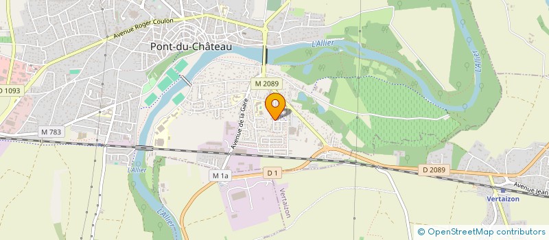 localisation de l'entreprise LES PETITS DOUDOUS à PONT-DU-CHATEAU