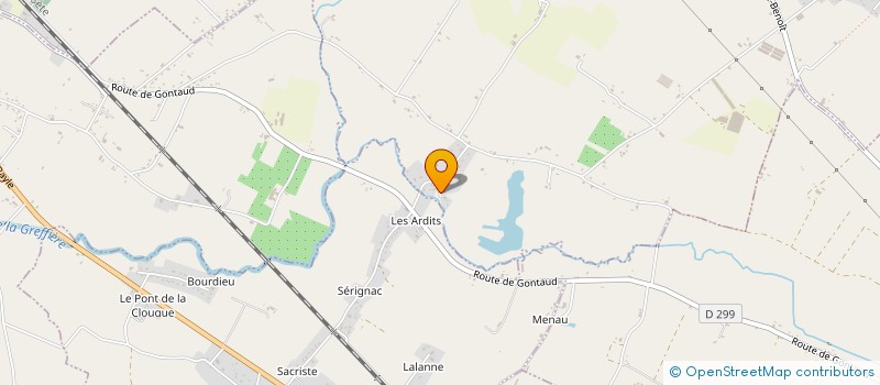 localisation de l'entreprise LES PETITS DOUDOUS  BIRAC-SUR-TREC