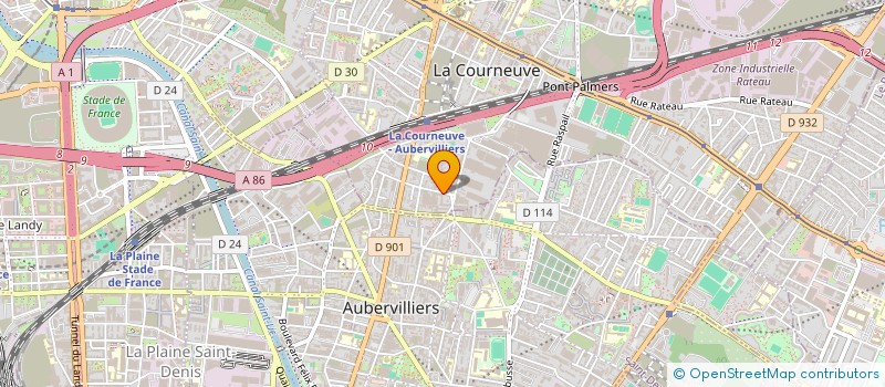 localisation de l'entreprise LES PETITS DUPONT à LA COURNEUVE