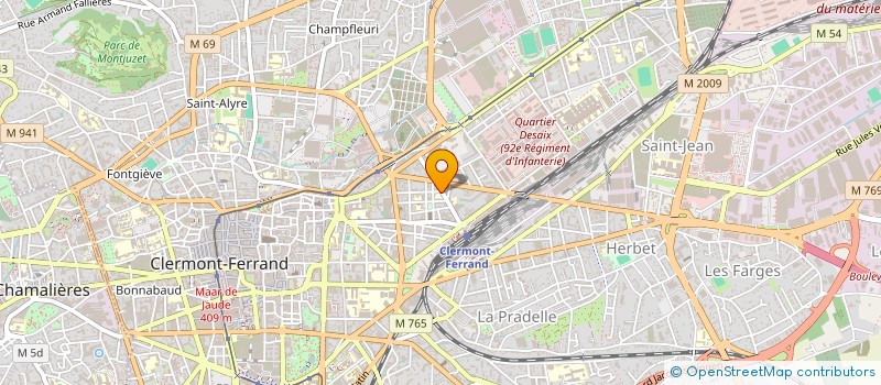 localisation de l'entreprise LES PETITS ECOLIERS  CLERMONT-FERRAND