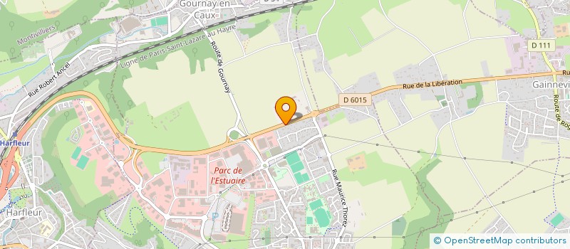 localisation de l'entreprise LES PETITS ECOLIERS DE GAINNEVILLE  GONFREVILLE-L'ORCHER