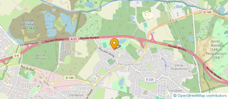 localisation de l'entreprise LES PETITS ELEVEURS DU DOUAISIS PURE RACE  PECQUENCOURT