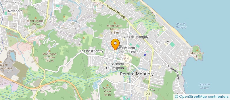localisation de l'entreprise LES PETITS EPHORES à REMIRE-MONTJOLY
