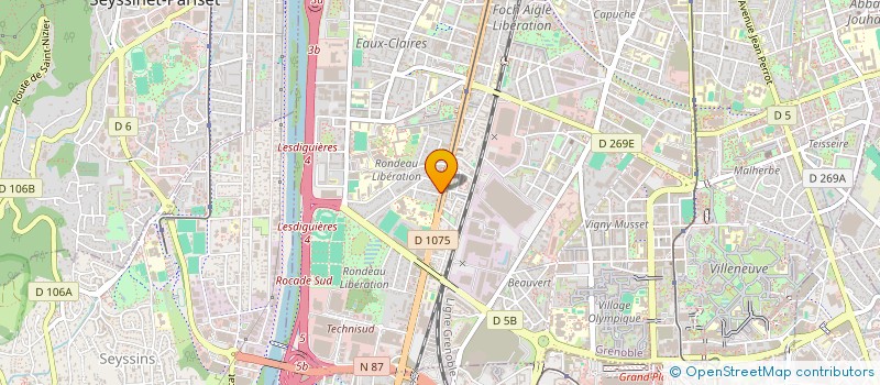 localisation de l'entreprise LES PETITS EXPLORATEURS à GRENOBLE