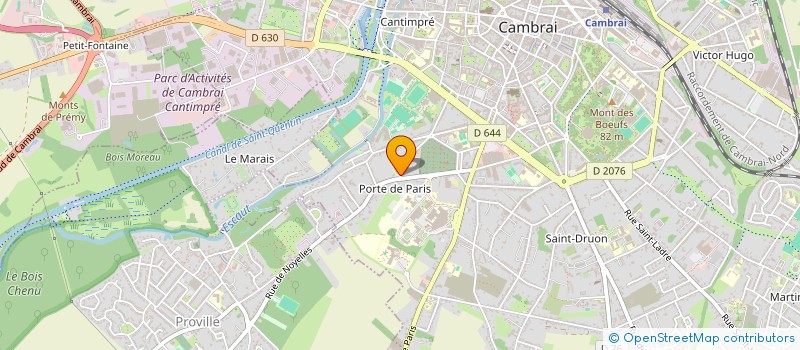 localisation de l'entreprise LES PETITS EXPLORATEURS DE CAMBRAI  CAMBRAI