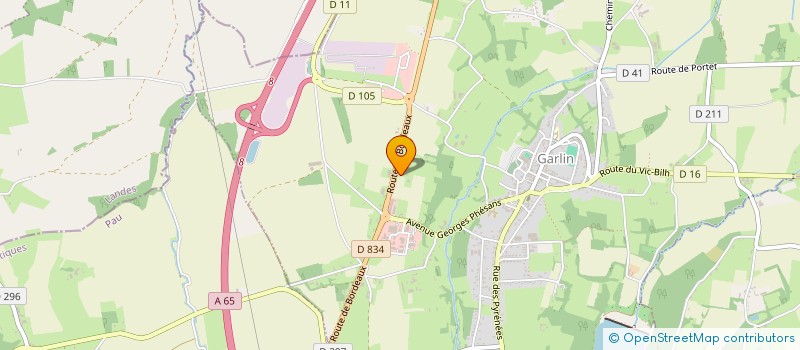 localisation de l'entreprise LES PETITS FIGUIERS  GARLIN