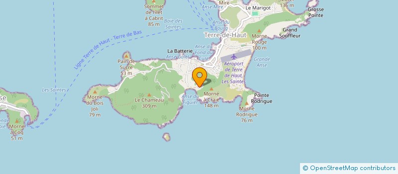 localisation de l'entreprise LES PETITS FIGUIERS à TERRE-DE-HAUT