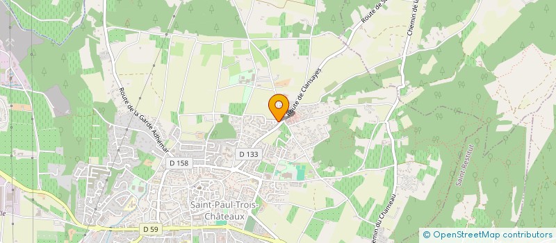 localisation de l'entreprise LES PETITS FILOUS à SAINT-PAUL-TROIS-CHATEAUX