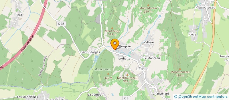 localisation de l'entreprise LES PETITS FILS DE JEAN GROS  L'ETOILE