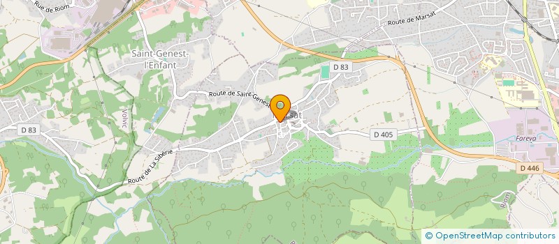 localisation de l'entreprise LES PETITS FLACONS EURL  DAVAYAT