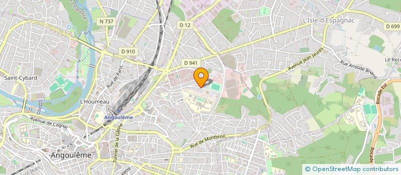 localisation de l'entreprise LES PETITS FOUGUEUX à ANGOULEME