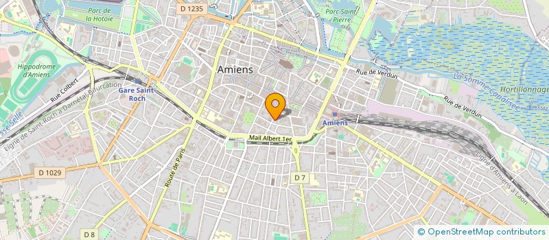 localisation de l'entreprise LES PETITS FRERES DE LA RUE à AMIENS