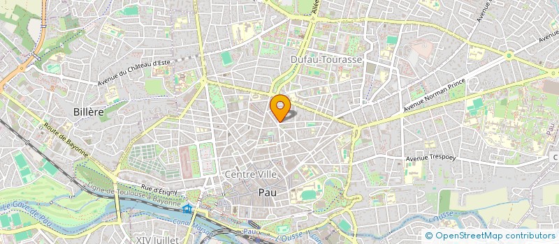 localisation de l'entreprise LES PETITS FRERES DES PAUVRES DE PAU BEARN à PAU