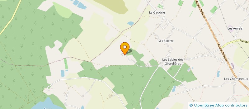 localisation de l'entreprise LES PETITS FRUITS ROUGES DE SOLOGNE à CHATILLON-SUR-CHER