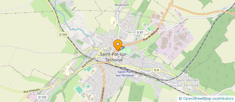 localisation de l'entreprise LES PETITS FUTES DU VOLANT à SAINT-POL-SUR-TERNOISE