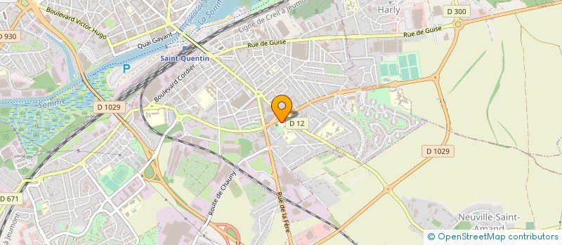 localisation de l'entreprise LES PETITS GARENNES à SAINT-QUENTIN