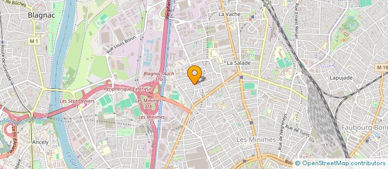 localisation de l'entreprise LES PETITS GARNEMENTS DU 31 GROUPE D'ASSISTANTES MATERNELLES DE CRECHES FAMILIALES  TOULOUSE