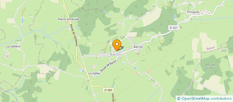 localisation de l'entreprise LES PETITS GARS DE CHAROLLES  CHAROLLES