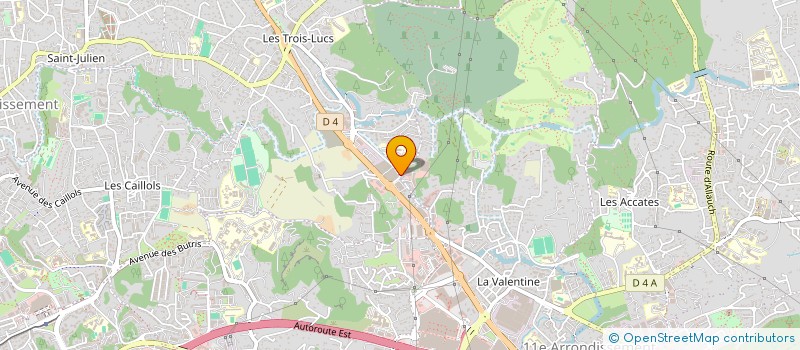 localisation de l'entreprise LES PETITS GENIES  MARSEILLE