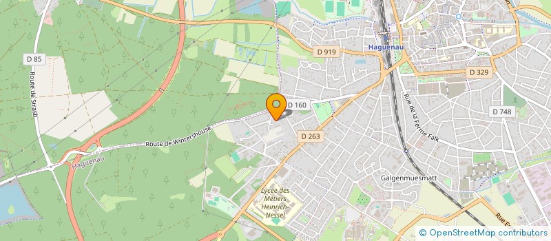 localisation de l'entreprise LES PETITS GLACONS  HAGUENAU