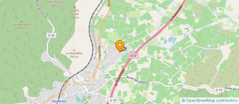 localisation de l'entreprise LES PETITS GONFARONNAIS  GONFARON