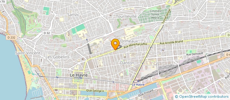 localisation de l'entreprise LES PETITS HAVRAIS à LE HAVRE