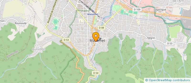 localisation de l'entreprise LES PETITS HEROS à MAZAMET