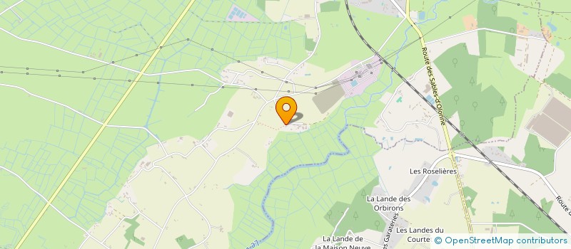 localisation de l'entreprise LES PETITS HIRONDEAUX à SOULLANS