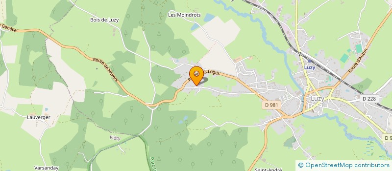 localisation de l'entreprise LES PETITS INSTANTS à LUZY