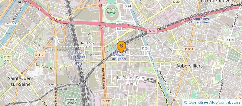 localisation de l'entreprise LES PETITS JOUEURS  SAINT-DENIS