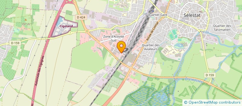 localisation de l'entreprise LES PETITS KOLAMS  SELESTAT