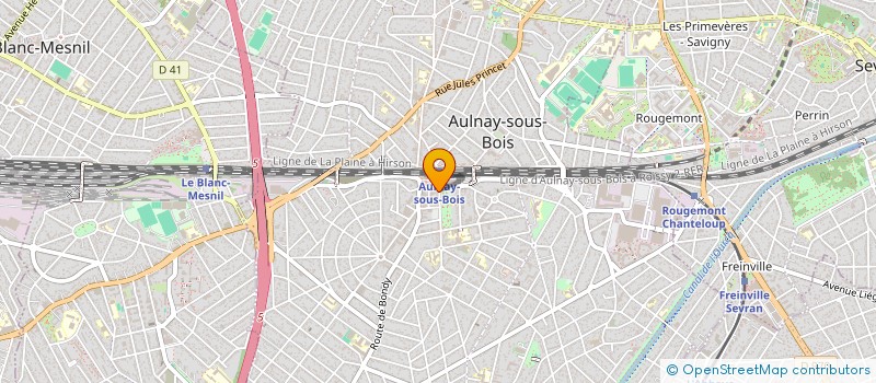 localisation de l'entreprise LES PETITS KRISSI  AULNAY-SOUS-BOIS