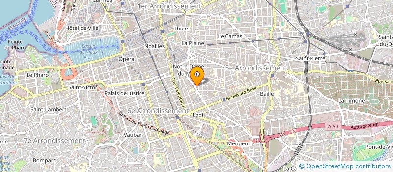 localisation de l'entreprise LES PETITS LABOS  MARSEILLE