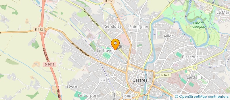 localisation de l'entreprise LES PETITS LAPINS  CASTRES