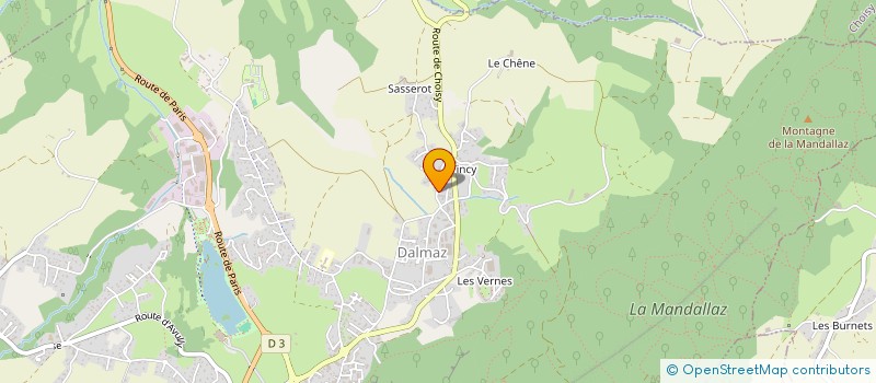 localisation de l'entreprise LES PETITS LEONARD  LA BALME-DE-SILLINGY