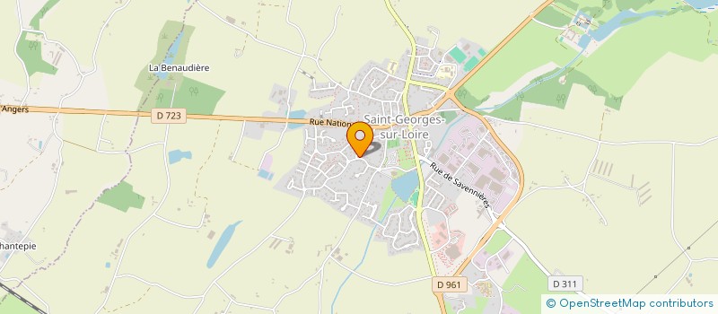 localisation de l'entreprise LES PETITS LIGERIENS à SAINT-GEORGES-SUR-LOIRE
