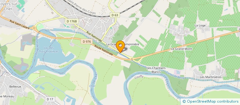 localisation de l'entreprise LES PETITS LOGIS DE L'ECLUSE  NOYERS-SUR-CHER