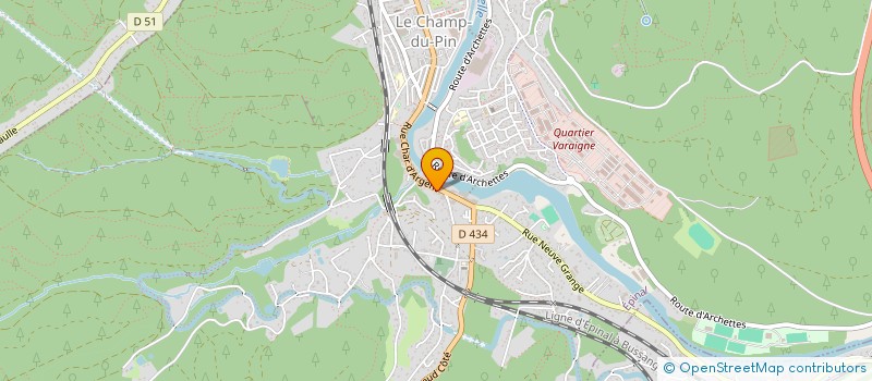 localisation de l'entreprise LES PETITS LORRAINS à EPINAL