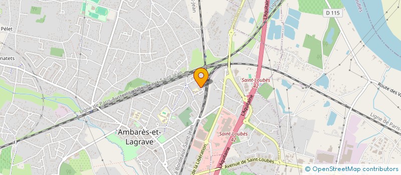 localisation de l'entreprise LES PETITS LOULOUS à AMBARES-ET-LAGRAVE