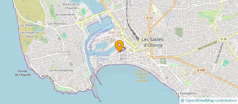 localisation de l'entreprise LES PETITS LOULOUS à LES SABLES D'OLONNE
