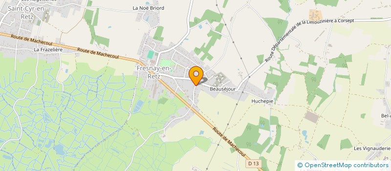 localisation de l'entreprise LES PETITS LOULOUS à VILLENEUVE-EN-RETZ