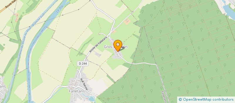 localisation de l'entreprise LES PETITS LOUPS  PLUMONT