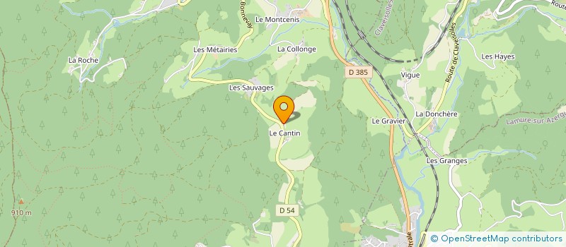 localisation de l'entreprise LES PETITS LOUPS à GRANDRIS