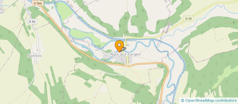 localisation de l'entreprise LES PETITS LOUPS à FOUCHERES-AUX-BOIS