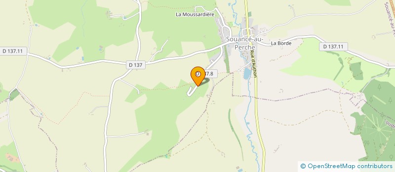 localisation de l'entreprise LES PETITS LOUPS à SOUANCE-AU-PERCHE