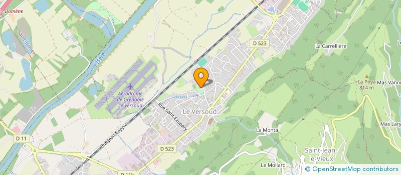 localisation de l'entreprise LES PETITS LOUPS  LE VERSOUD