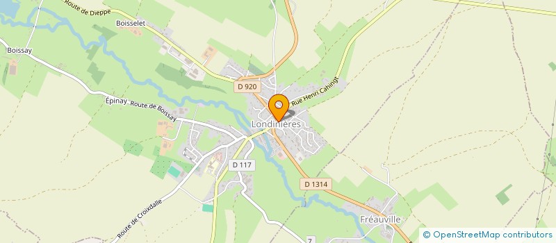 localisation de l'entreprise LES PETITS LOUPS  LONDINIERES